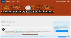 Desktop Screenshot of eroica-klassikforum.de